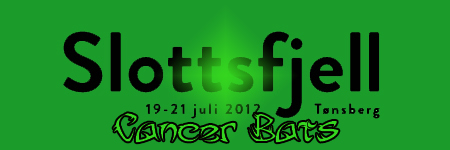 CANCER BATS – Slottsfjell 2012 – Tønsberg