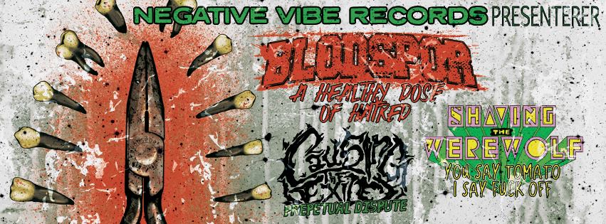 TRIPPELRELEASEPARTY med Blodspor, Shaving the Werewolf & Causing the Exile