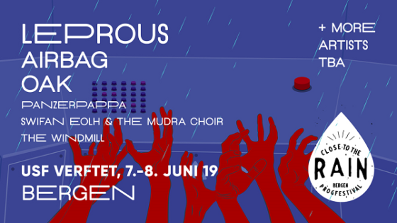 BERGEN’S CLOSE TO THE RAIN PROG FESTIVAL IN JUNE – FIRST BANDS ANNOUNCED