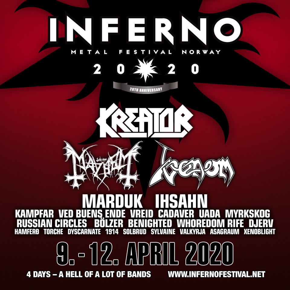INFERNO 2020 – new names announced