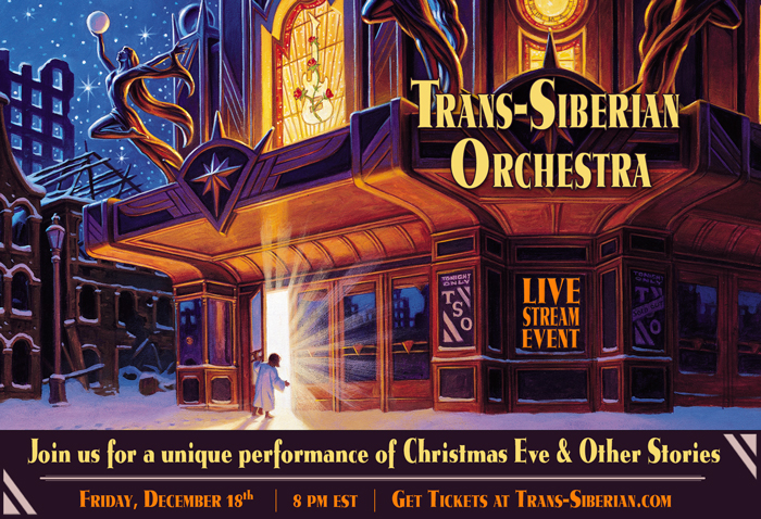 Trans-Siberian Orchestra Announces Special Christmas Livestream Event