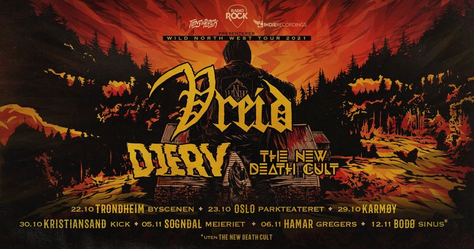 VREID + DJERV & THE NEW DEATH CULT  live@Byscenen, Trondheim –