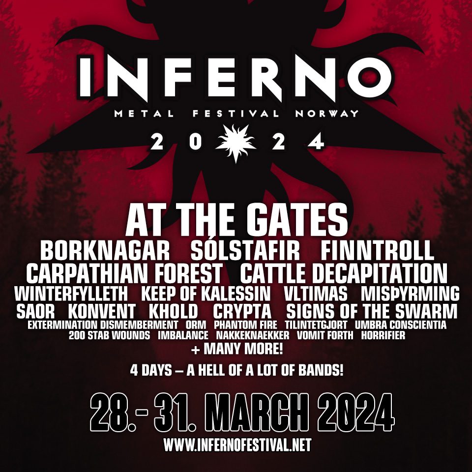 INFERNO METAL FESTIVAL 2024 new bands announced Eternal Terror Live