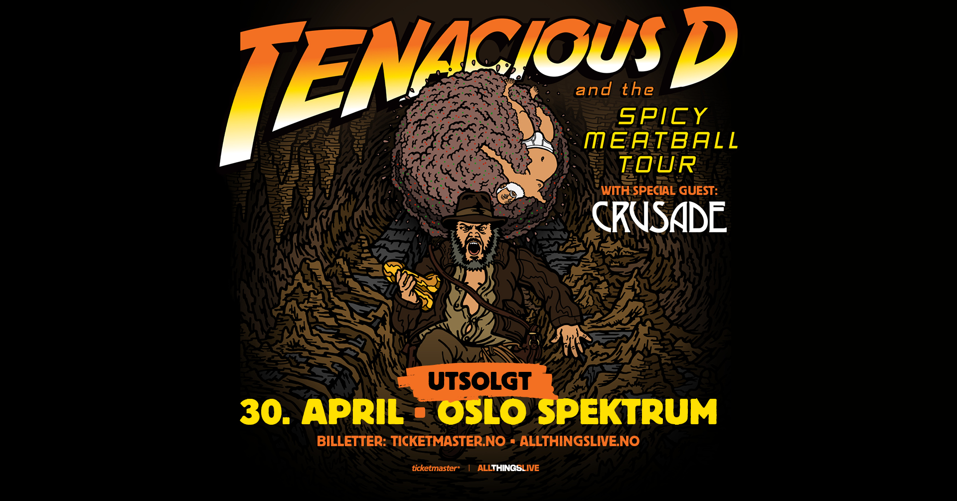 TENACIOUS D – spiller i Oslo 30. april