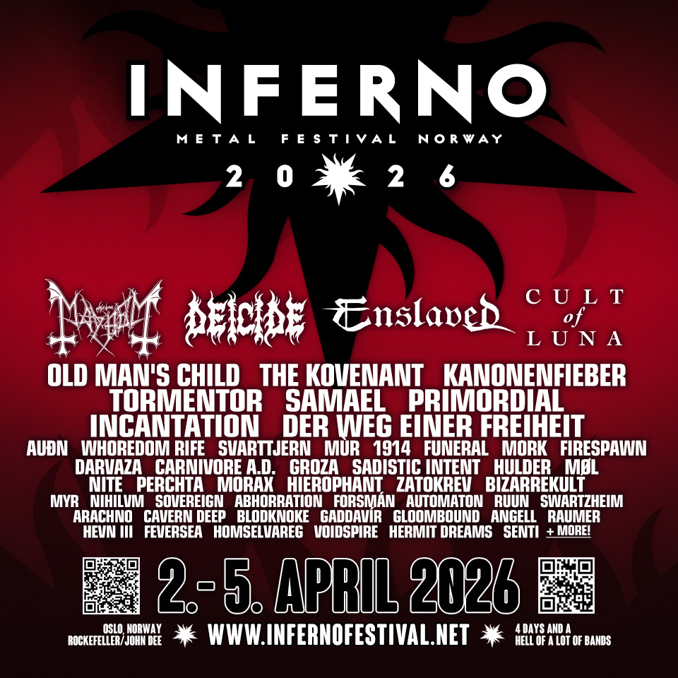 INFERNO METAL FESTIVAL 2026 – nye navn annonserte