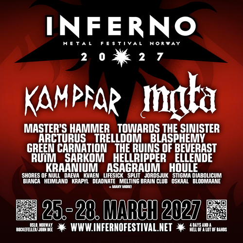 INFERNO METAL FESTIVAL 2027 – five new bands announced